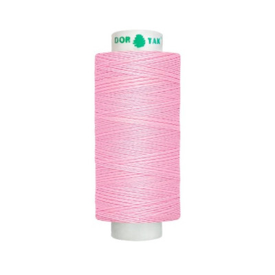 Нитки бытовые Dor Tak 40/2 366м 100% п/э, цв.142 РОЗОВЫЙ
