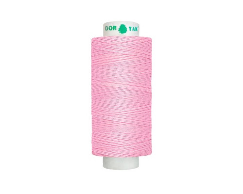 Нитки бытовые Dor Tak 40/2 366м 100% п/э, цв.142 РОЗОВЫЙ