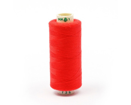Нитки бытовые Dor Tak 40/2 366м 100% п/э, цв.730 РОЗОВЫЙ
