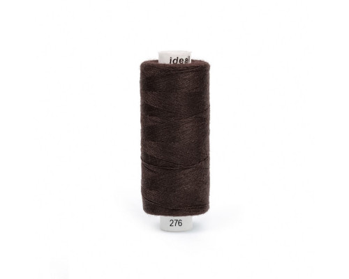 Нитки бытовые Ideal 40/2 366м 100% п/э, цв. 276 КОРИЧНЕВЫЙ